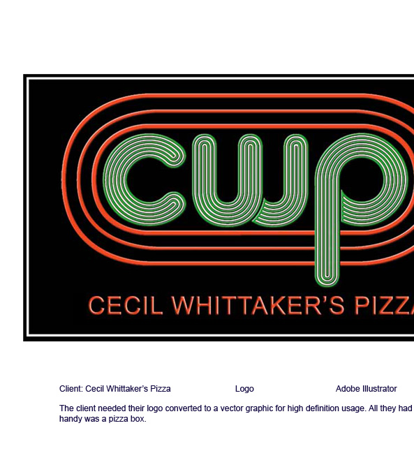 Cecil Whittakers Pizza
